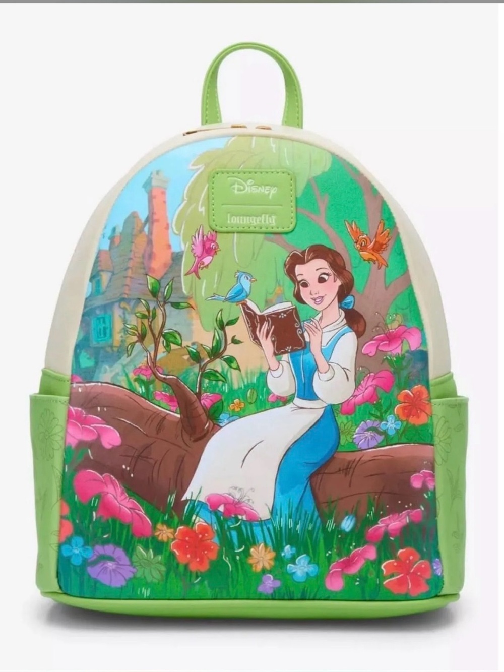 Loungefly Disney Beauty and the Beast Belle Reading Mini Backpack